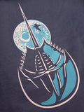 Horseshoe Crab Moon Adult Hoodie