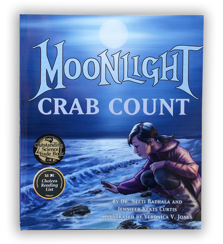 Moonlight Crab Count, by Dr. Neeti Bathala & Jennifer Keats Curtis, Illus. by Veronica V. Jones