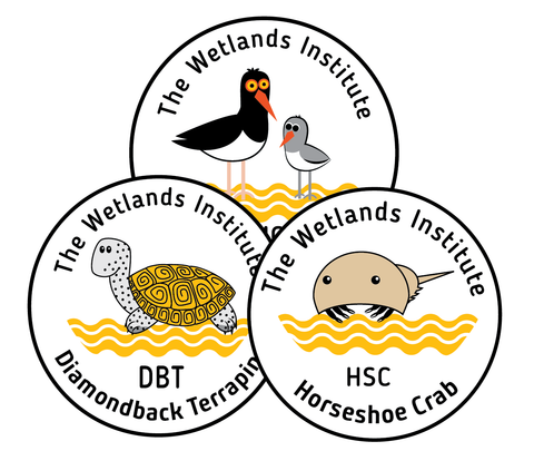 Wetlands Institute critter stickers