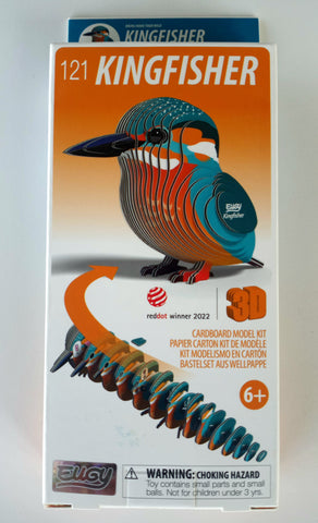 Kingfisher Paper Model