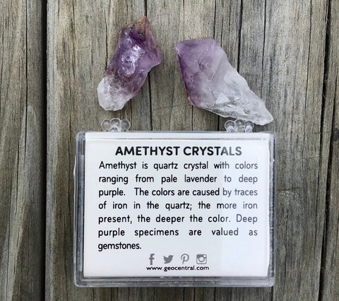 Amethyst Crystal Gift Box